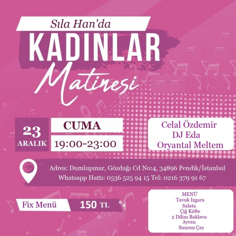 23 Aralık 2022 Pendik Kadınlar Matinesi